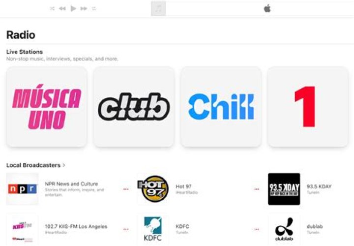 Can you listen to local radio stations on Apple music?