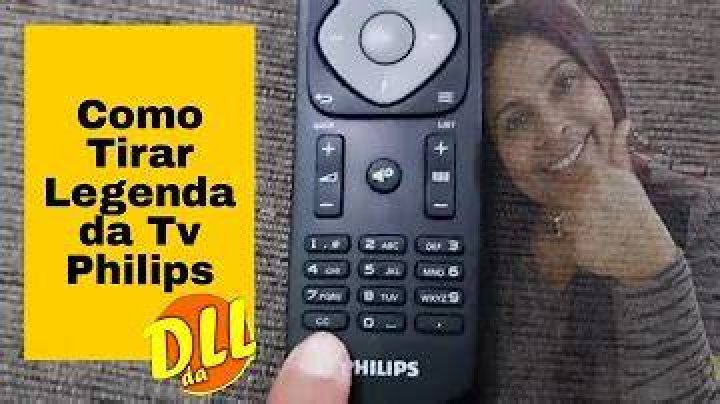 Como tirar legenda da TV Philips com Sky?