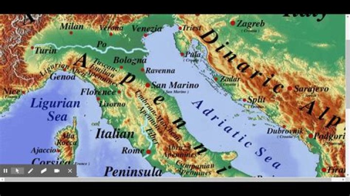 How did geography affect Italy?
