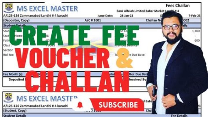 How do I create a student fee challan online?