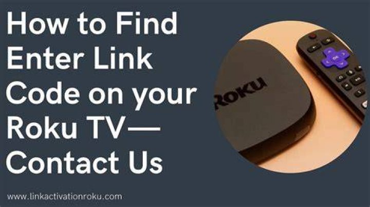 How do I find my TV link code for Roku?