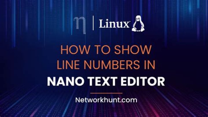 How do I show line numbers in Unix?