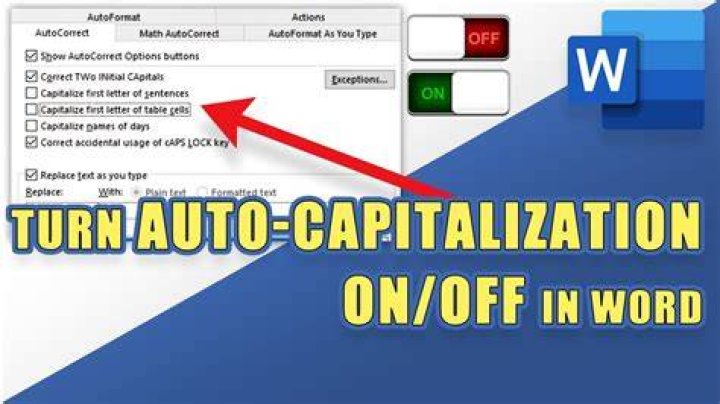 How do I turn on auto capitalization?
