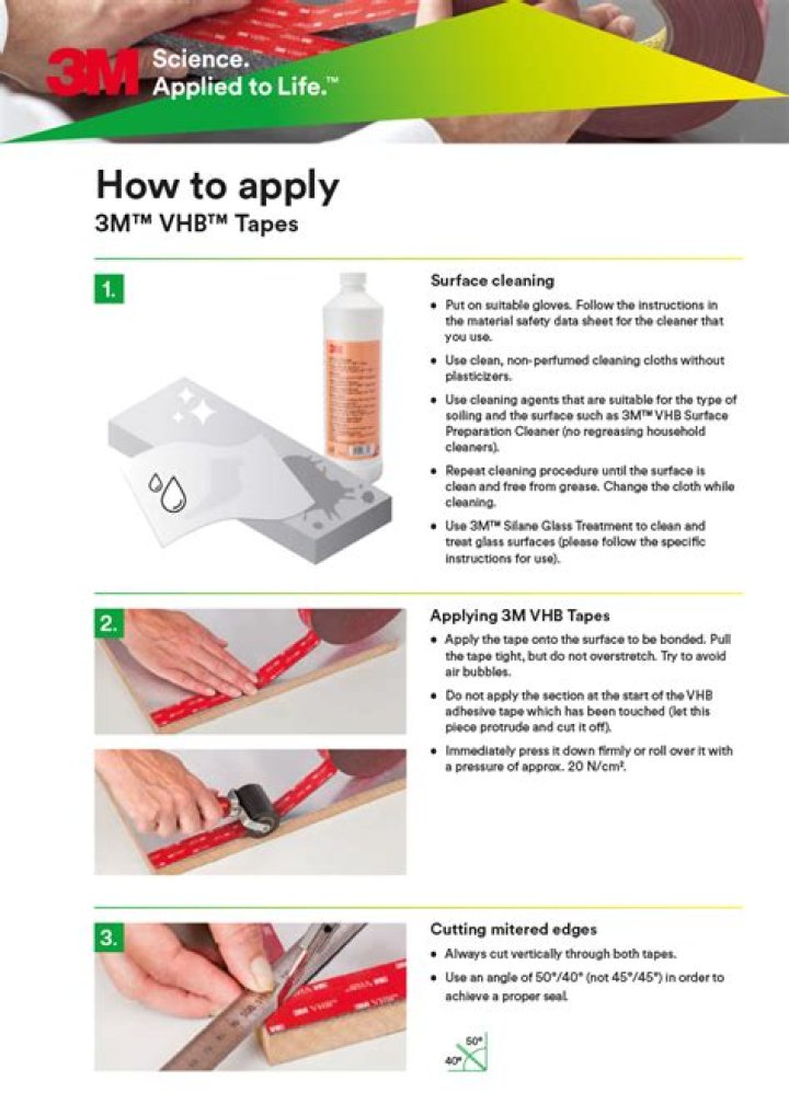 How does 3m VHB tape work?