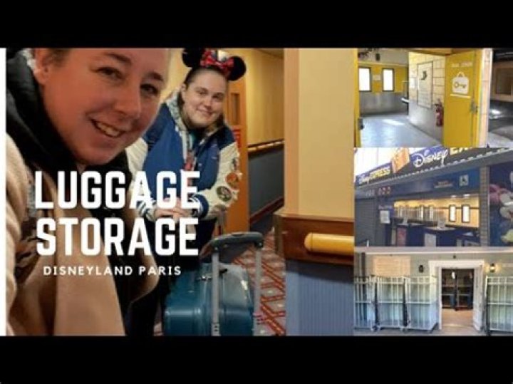 How much is luggage storage at Disneyland Paris?