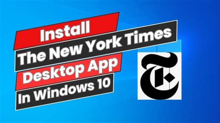 Is there a NY Times app for Windows 10?