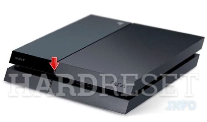 Is there a reset button on ps4 slim?