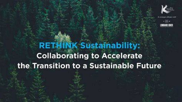 What does rethink mean in sustainability?