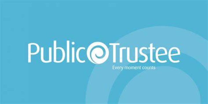 What does the public trustee do?