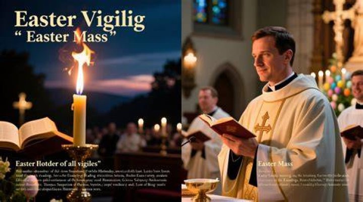 What happens during Easter Vigil Mass?