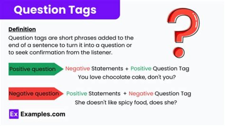 What is a tag statement?