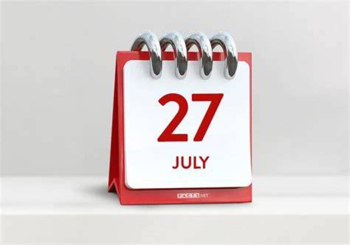 What is special on 27th July?