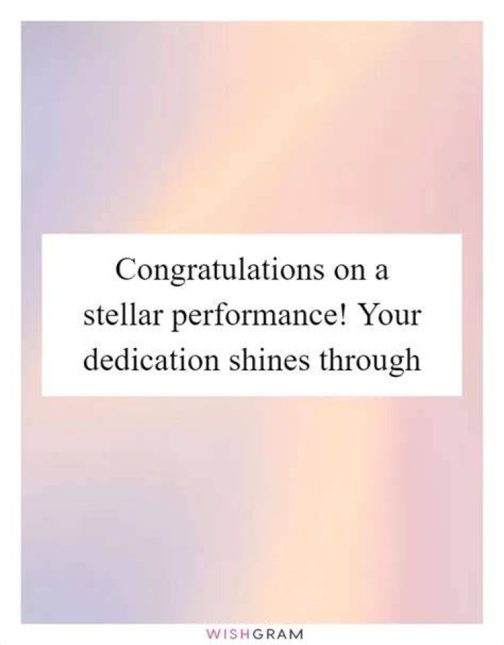What is stellar performance?