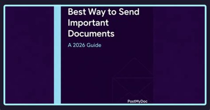 What is the best way to send important documents?