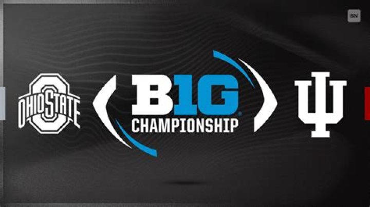 What time is the Big Ten championship today?