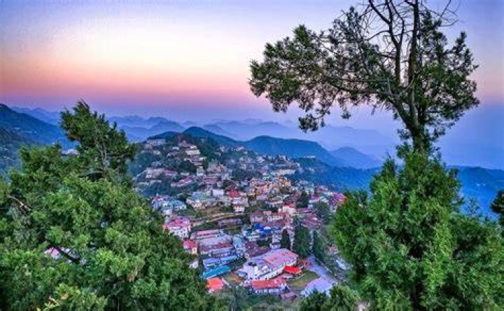 What was the temperature of Mussoorie?