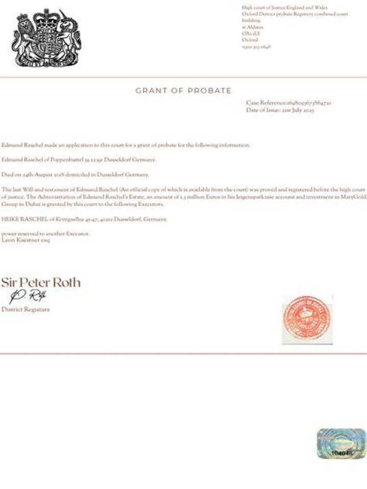 Where are the probate offices in England?