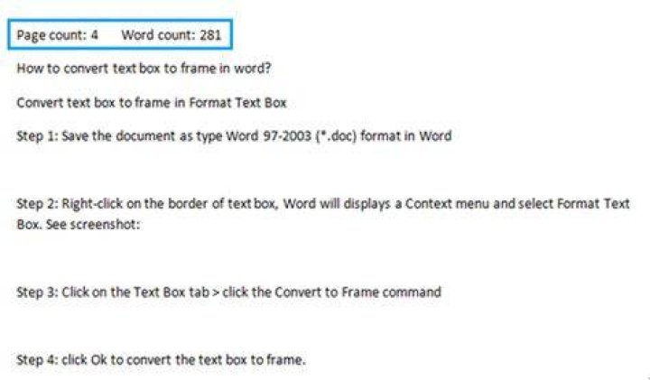 Where do you put the word count in an APA paper?